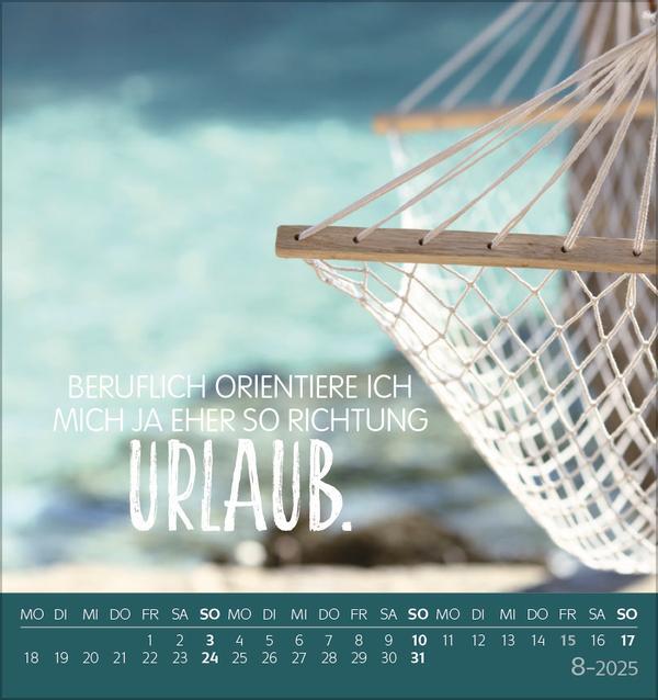 Bild: 9783731876359 | Urlaubsreif 2025 | aufstellbarer Postkartenkalender | Verlag Korsch