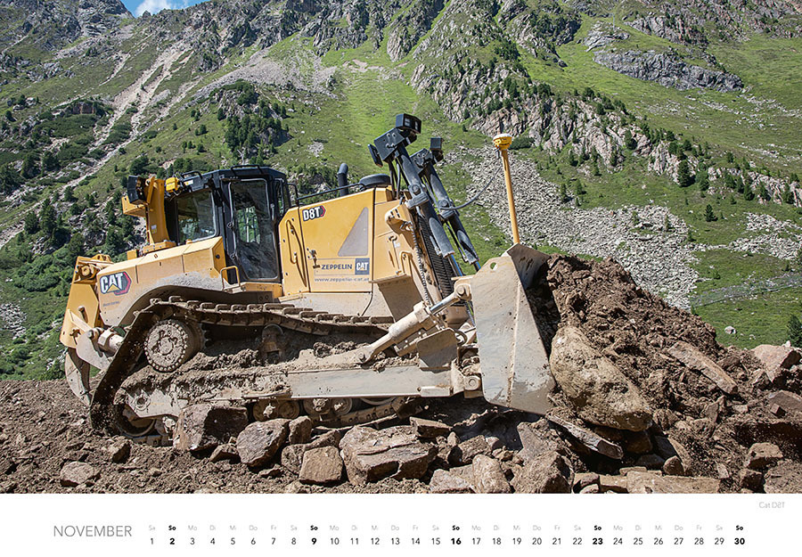 Bild: 9783966648073 | Baumaschinen Kalender 2025 | Thomas Wilk | Kalender | Spiralbindung