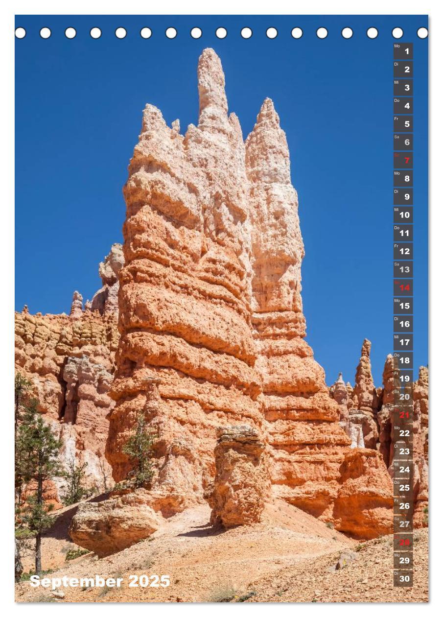 Bild: 9783435972319 | BRYCE CANYON Natur Pur (Tischkalender 2025 DIN A5 hoch), CALVENDO...