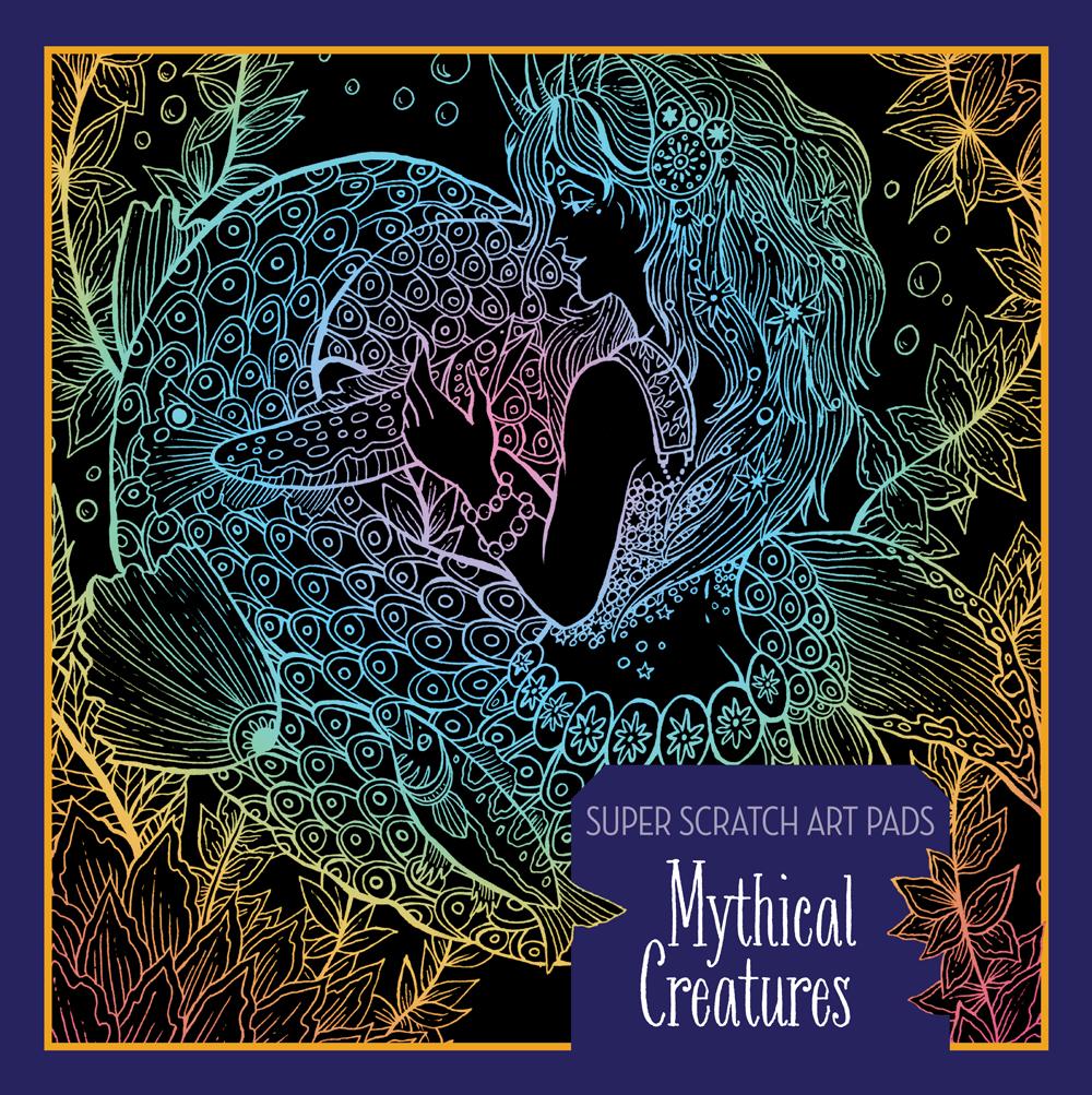 Cover: 9781454925040 | Super Scratch Art Pads: Mythical Creatures | Union Square Kids (u. a.)