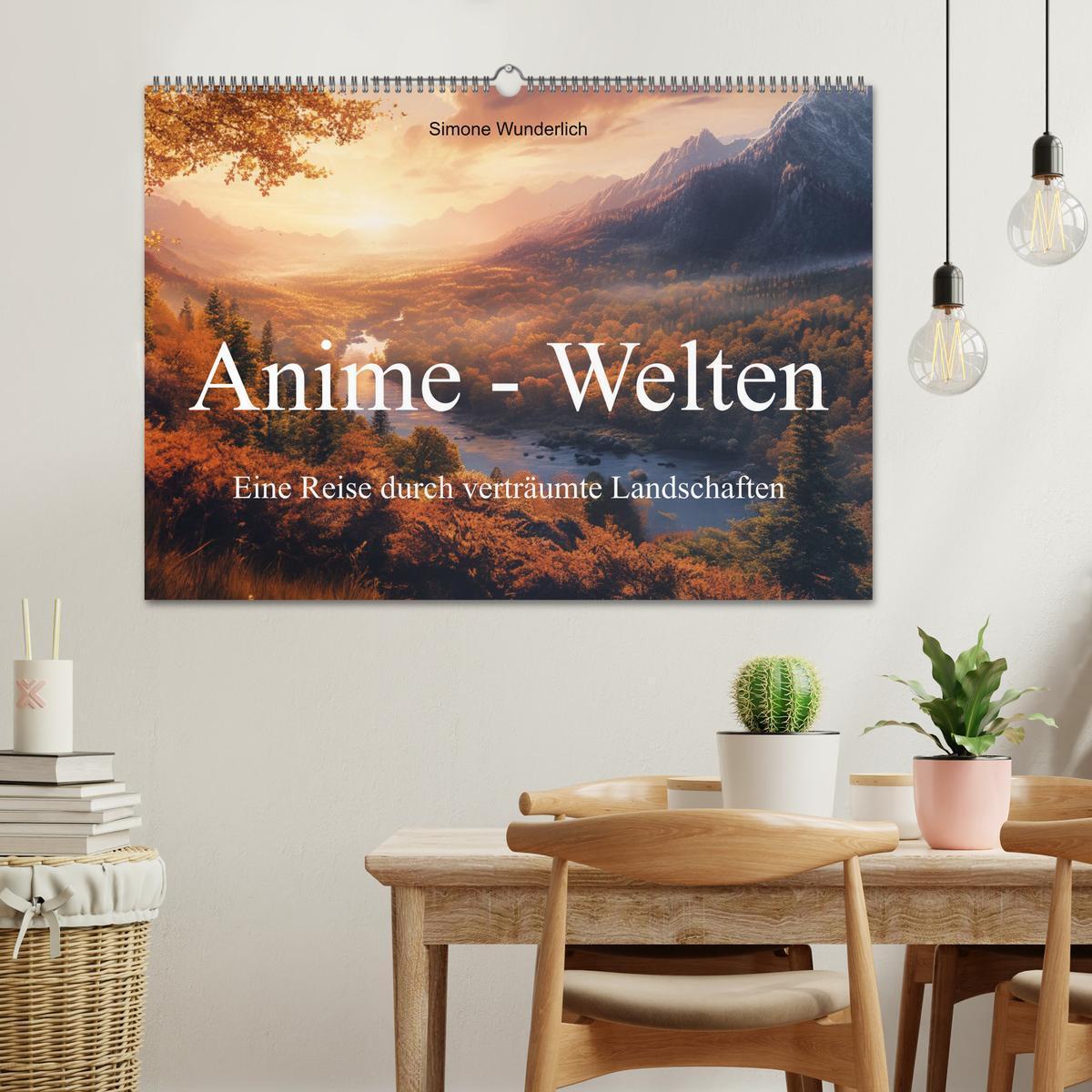 Bild: 9783383786181 | Anime - Welten: Eine Reise durch verträumte Welten (Wandkalender...