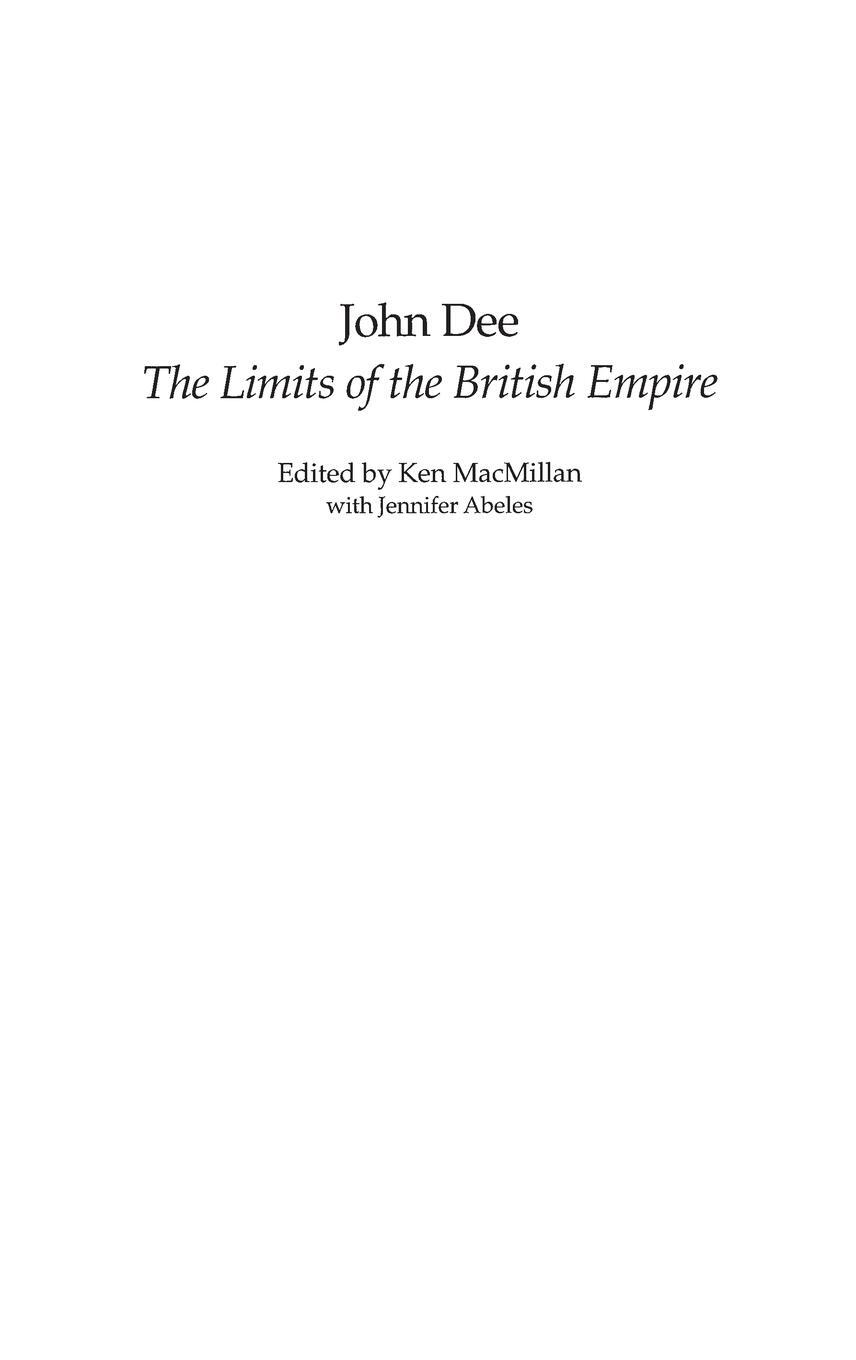 Cover: 9780275978235 | John Dee | The Limits of the British Empire | Ken Macmillan | Buch