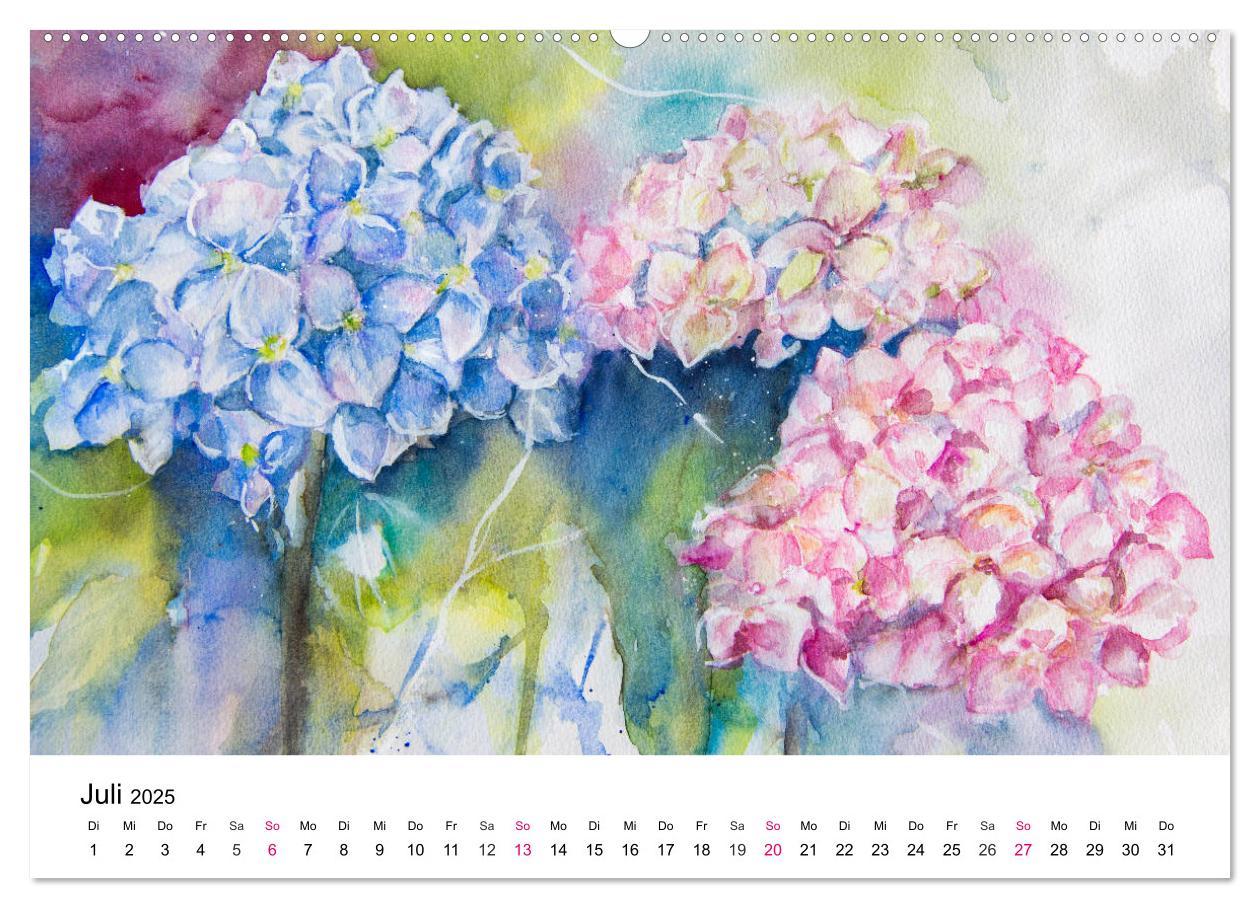 Bild: 9783435494019 | Mit Aquarellen durch das Jahr (hochwertiger Premium Wandkalender...