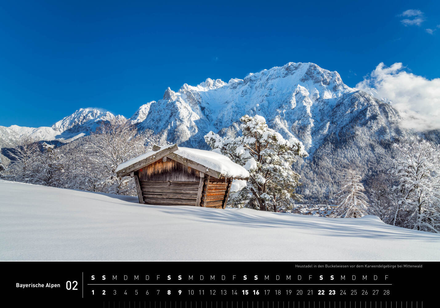 Bild: 9783968555423 | 360° Bayerische Alpen Premiumkalender 2025 | Christian Bäck | Kalender