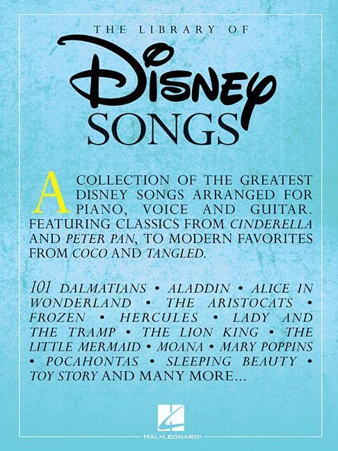 Cover: 9781540042026 | The Library of Disney Songs | Over 50 of the Greatest Disney Songs