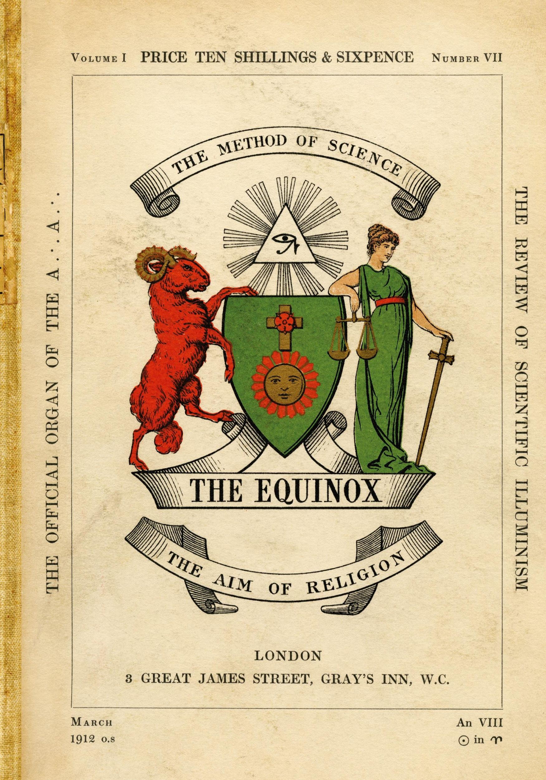 Cover: 9781644673560 | The Equinox | Keep Silence Edition, Vol. 1, No. 7 | Aleister Crowley