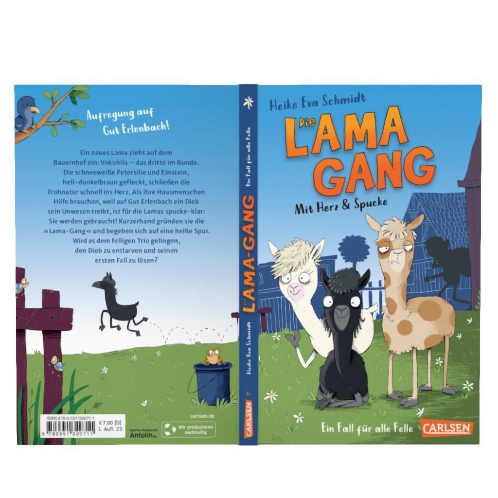 Bild: 9783551320711 | Die Lama-Gang. Mit Herz und Spucke 1: Ein Fall für alle Felle | Buch