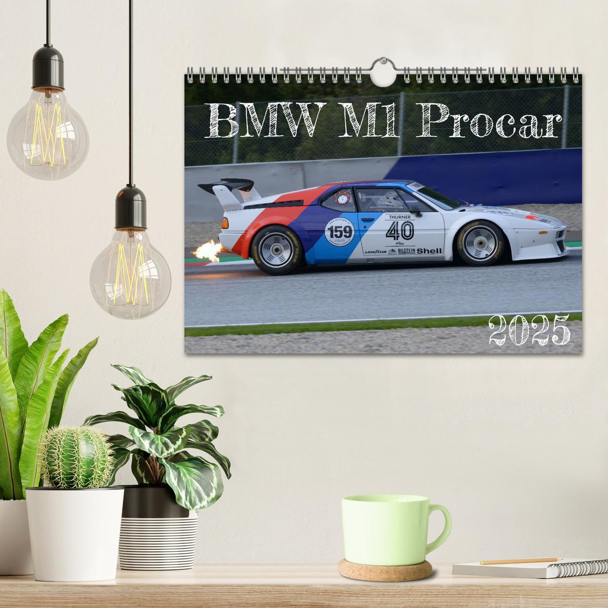 Bild: 9783435011445 | BMW M1 Procar (Wandkalender 2025 DIN A4 quer), CALVENDO Monatskalender