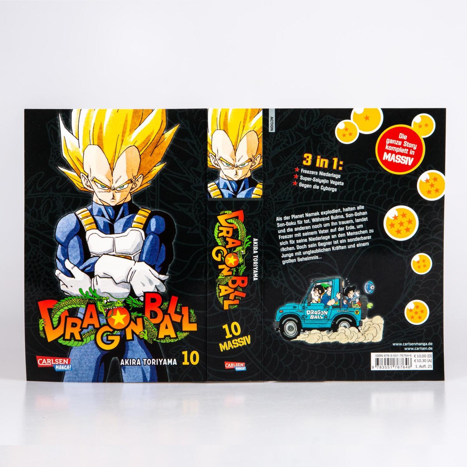 Bild: 9783551767646 | Dragon Ball Massiv 10 | Die Originalserie als 3-in-1-Edition! | Buch