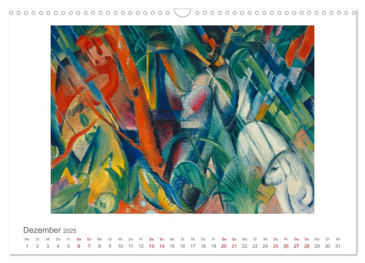 Bild: 9783435324453 | Franz Marc 2025 (Wandkalender 2025 DIN A3 quer), CALVENDO...