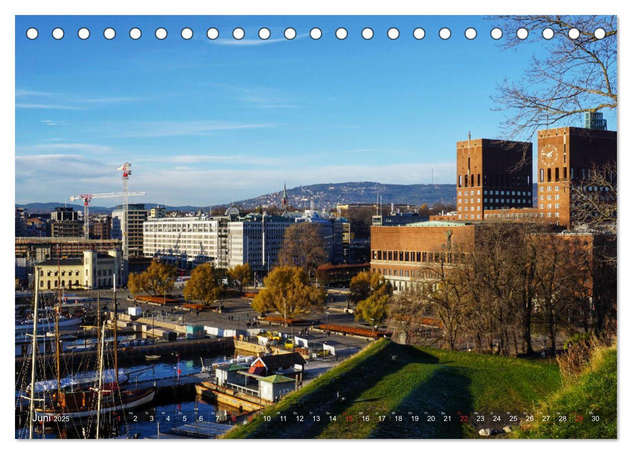 Bild: 9783435276332 | Oslo - Norwegen (Tischkalender 2025 DIN A5 quer), CALVENDO...