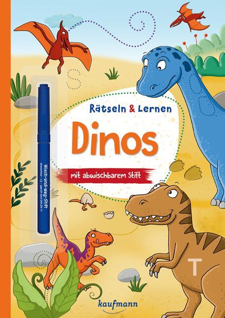 Cover: 9783780664976 | Rätseln &amp; Lernen - Dinos | mit abwischbarem Stift | Klara Kamlah