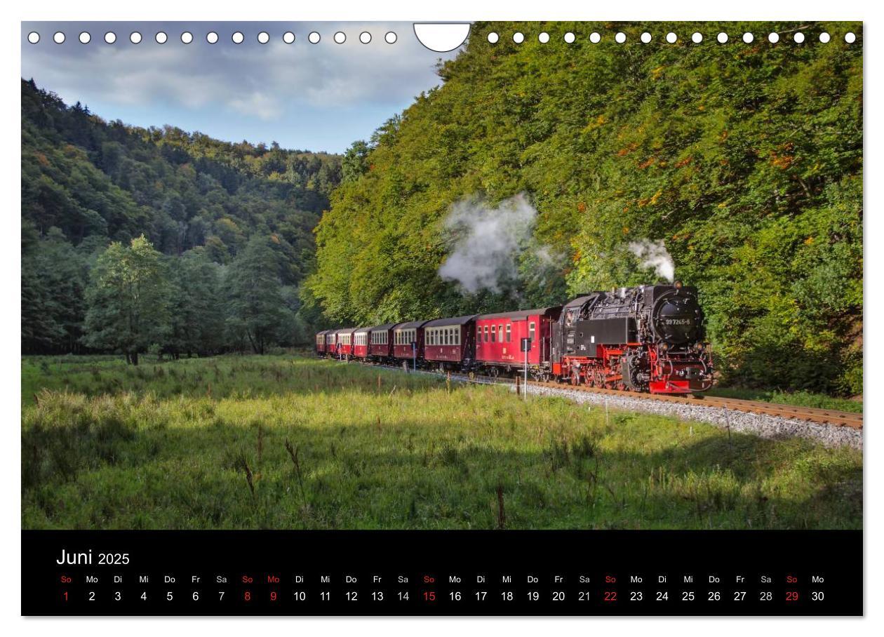 Bild: 9783435465941 | Unter Dampf in Sachsen Anhalt 2.0 (Wandkalender 2025 DIN A4 quer),...