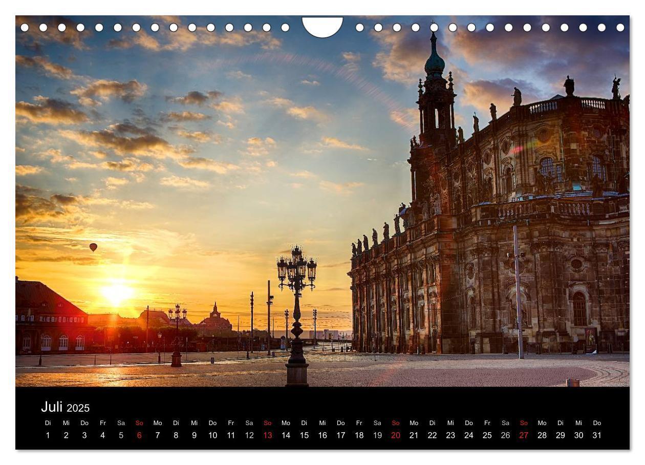 Bild: 9783435280827 | Dresden 2025 (Wandkalender 2025 DIN A4 quer), CALVENDO Monatskalender