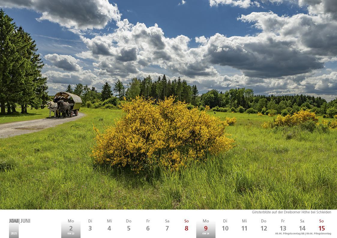 Bild: 9783965352056 | Die Eifel in Wort und Bild 2025 Bildkalender A4 quer, 28 Bilder auf...