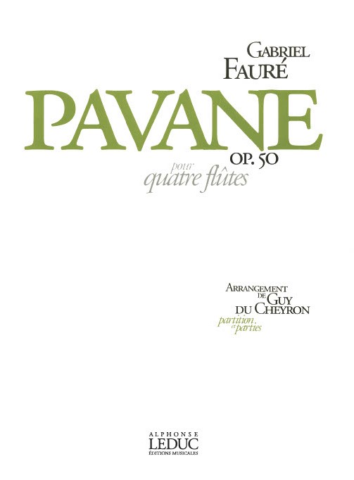 Cover: 9790230793384 | Pavane Op.50 | Gabriel Urbain Fauré | Partitur + Stimmen | Hamelle