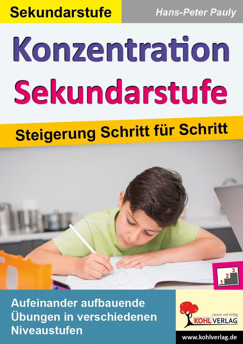 Cover: 9783956866241 | Konzentration Sekundarstufe | Steigerung Schritt für Schritt | Pauly