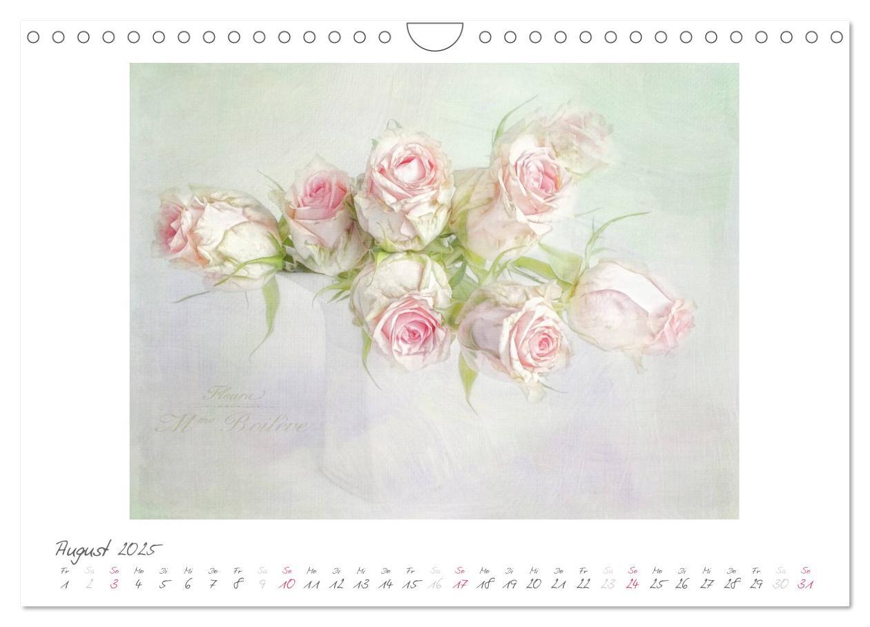 Bild: 9783435788149 | Vintage Flowers (Wandkalender 2025 DIN A4 quer), CALVENDO...