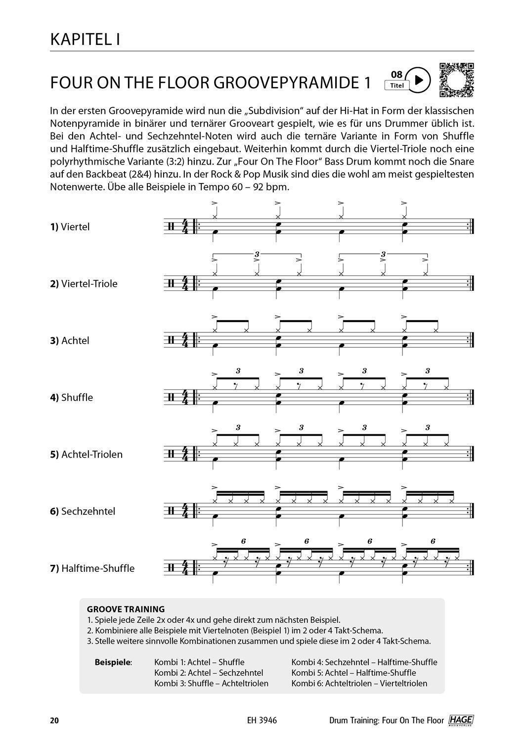 Bild: 9783866265165 | Drum Training Four On The Floor | Patrick Metzger | Taschenbuch | 2021