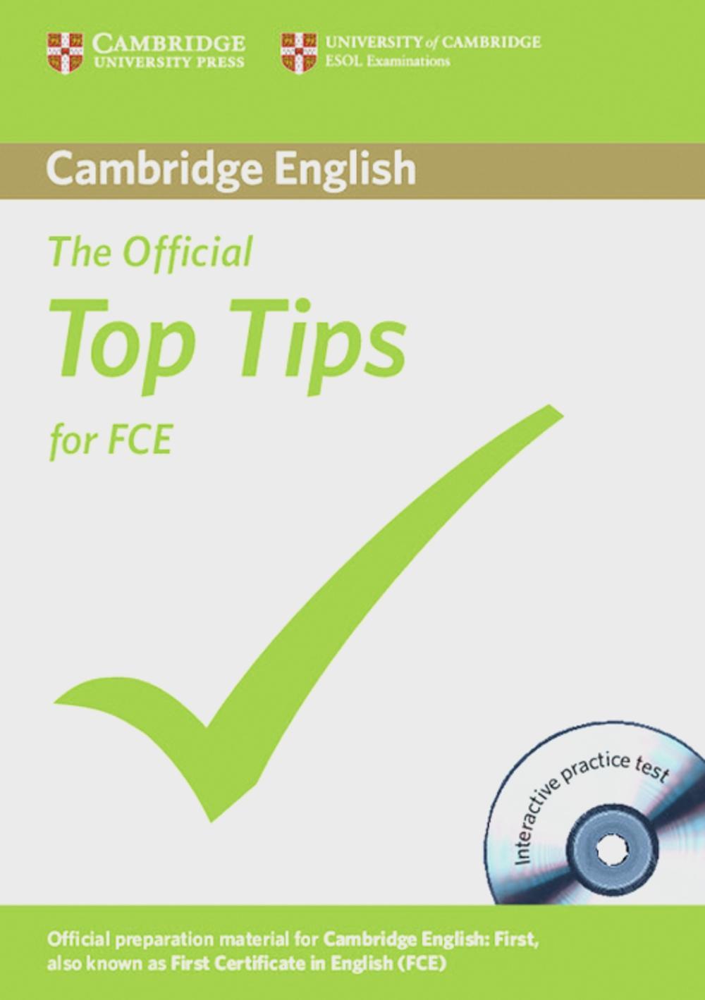 Cover: 9783125390294 | The Official Top Tips for FCE, w. CD-ROM | Cambridge ESOL | Buch