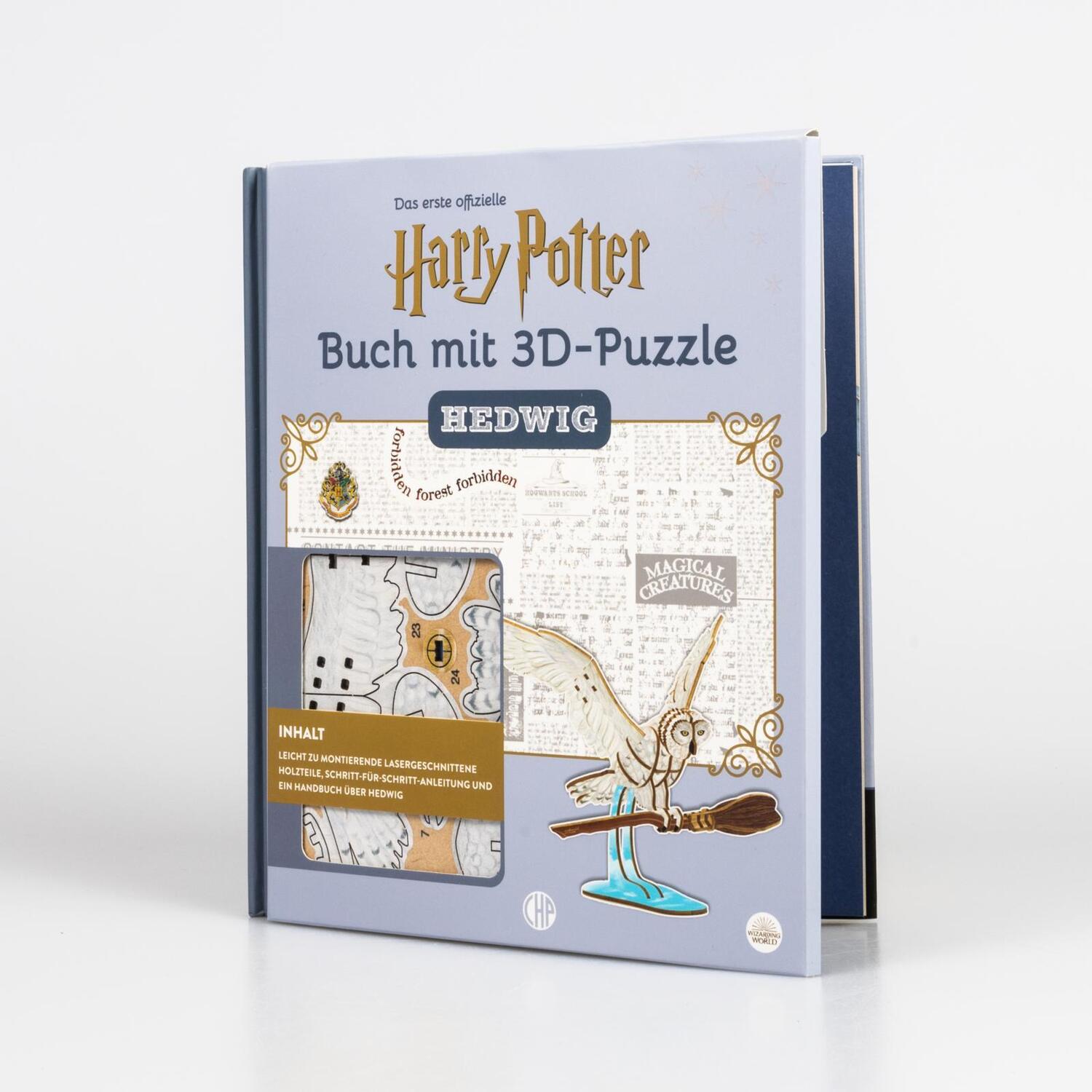 Bild: 9783845519104 | Harry Potter - Hedwig - Das offizielle Buch mit 3D-Puzzle Fan-Art