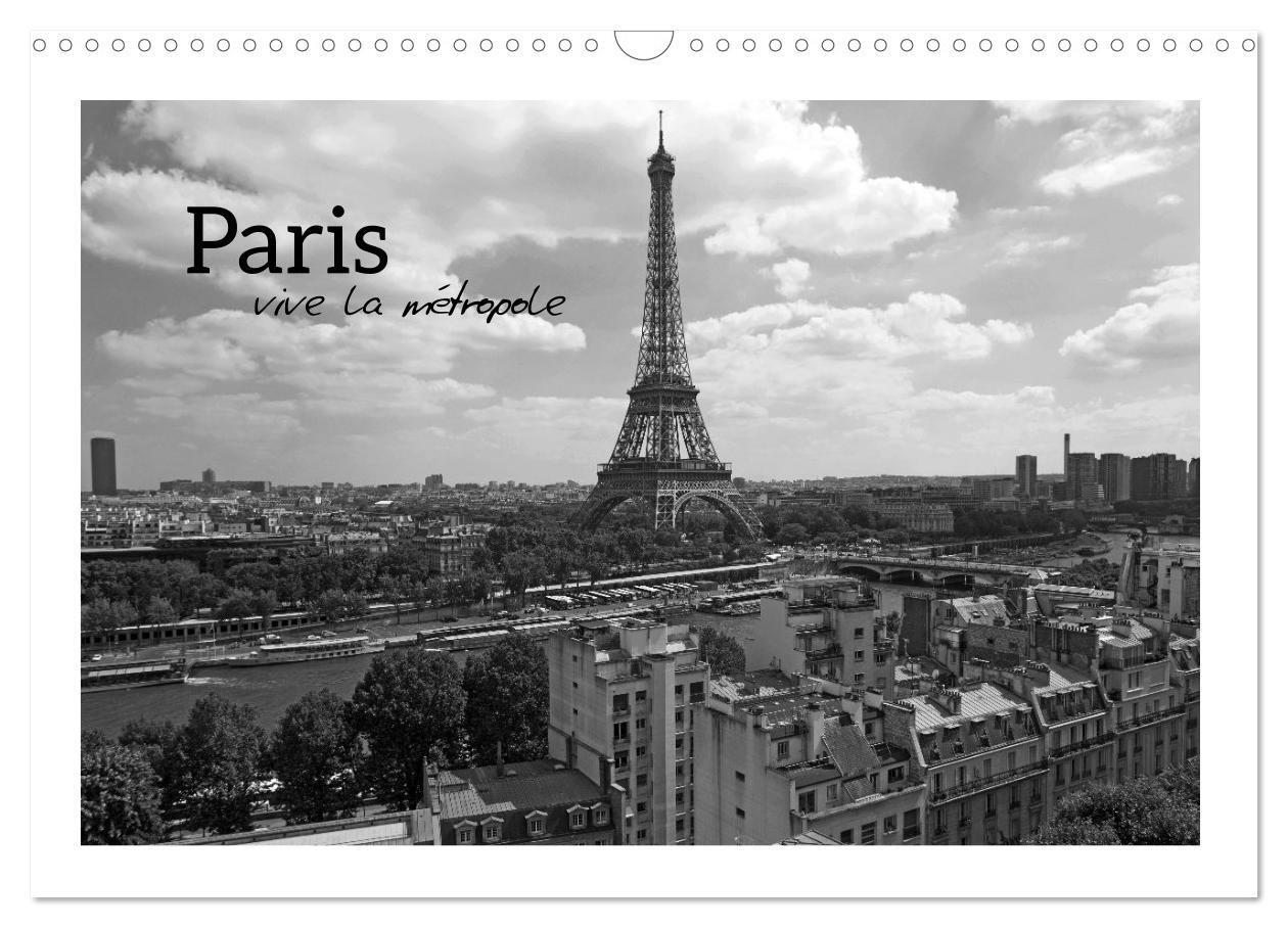 Cover: 9783435791323 | Paris vive la métropole (Wandkalender 2025 DIN A3 quer), CALVENDO...