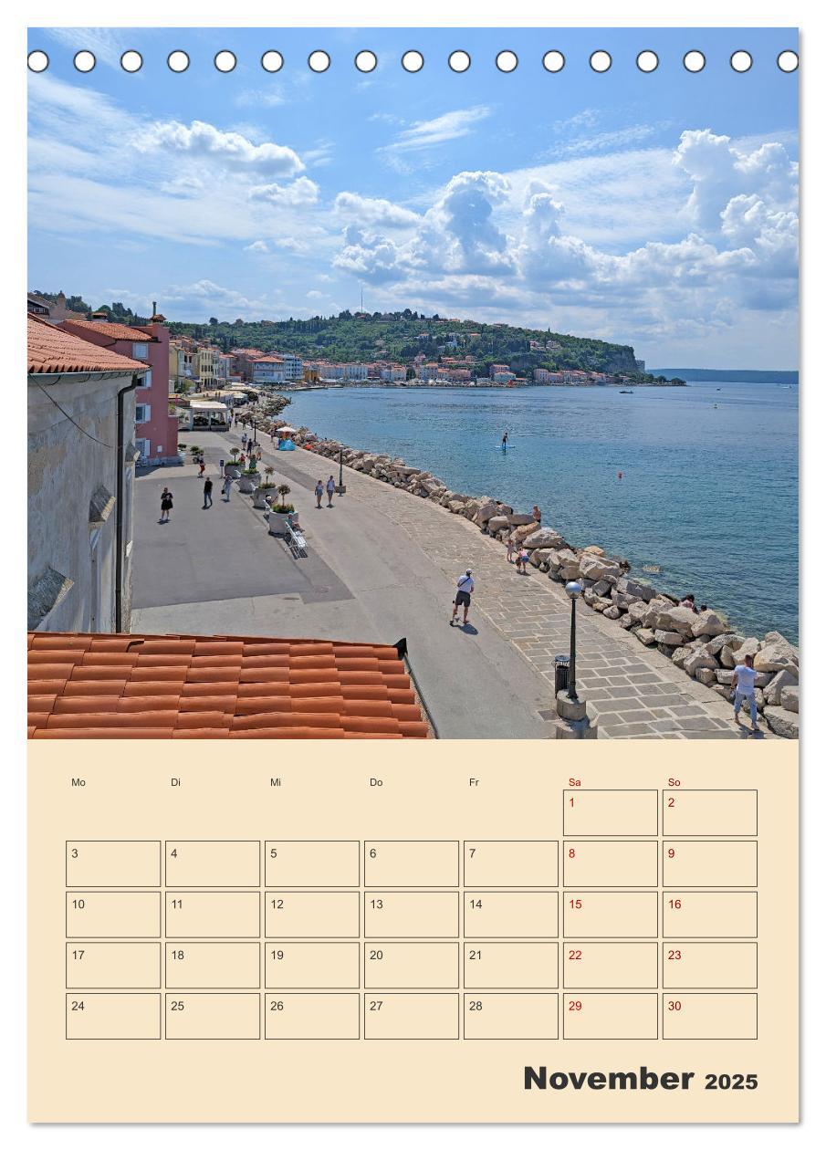 Bild: 9783435867479 | Piran, Sloweniens Perle am Mittelmeer (Tischkalender 2025 DIN A5...