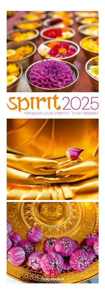 Cover: 9783838425641 | Spirit Triplet-Kalender 2025 | Ackermann Kunstverlag | Kalender | 2025