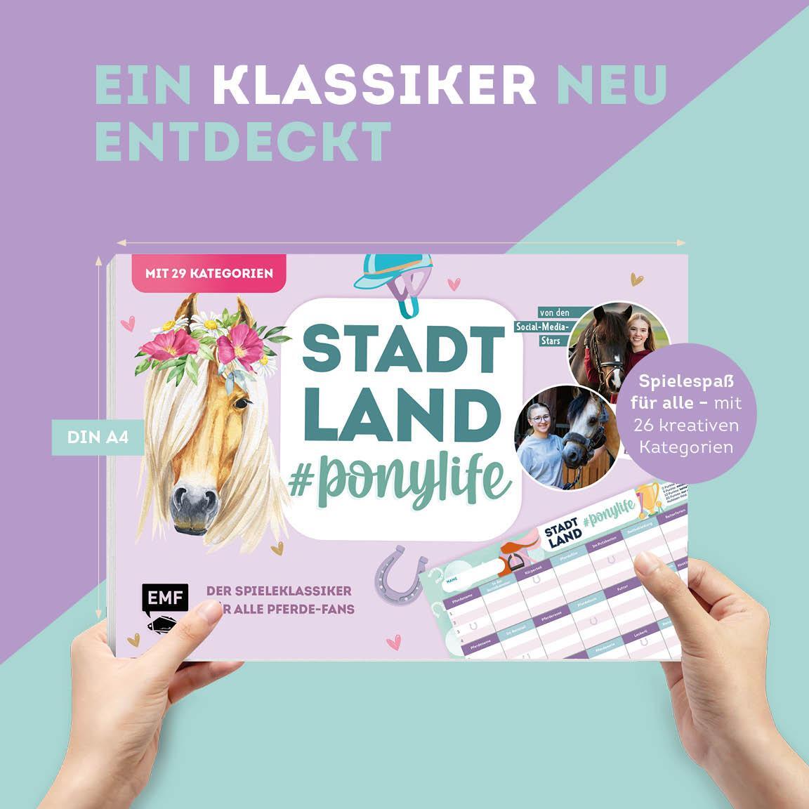 Bild: 4260478341975 | Stadt, Land, # ponylife - Der Spieleklassiker für alle Pferde-Fans