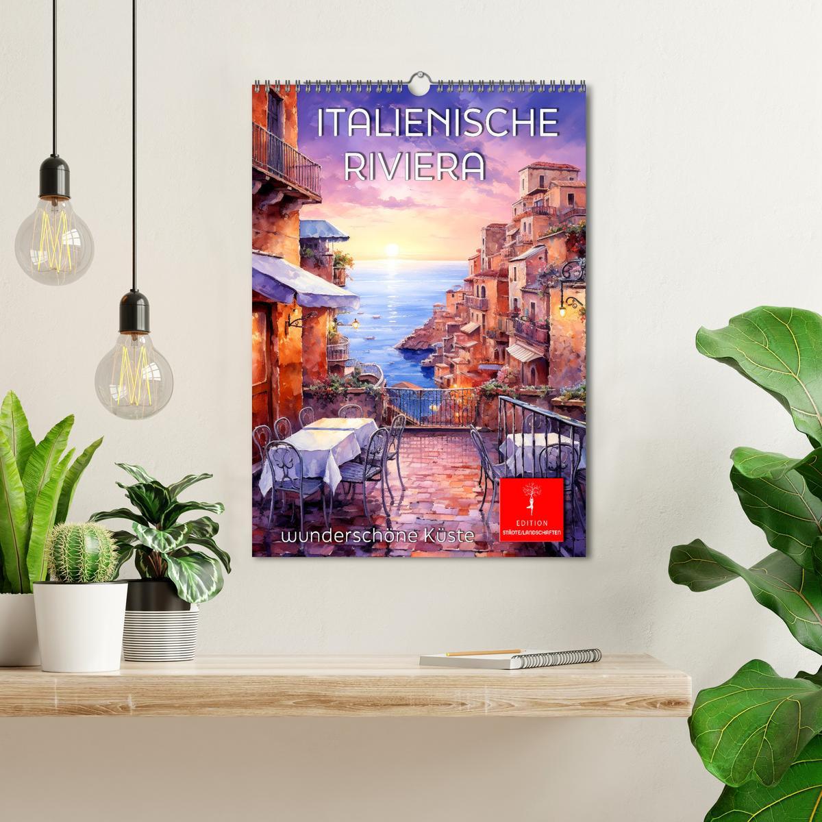 Bild: 9783383815195 | Italienische Riviera - wunderschöne Küste (Wandkalender 2025 DIN A3...