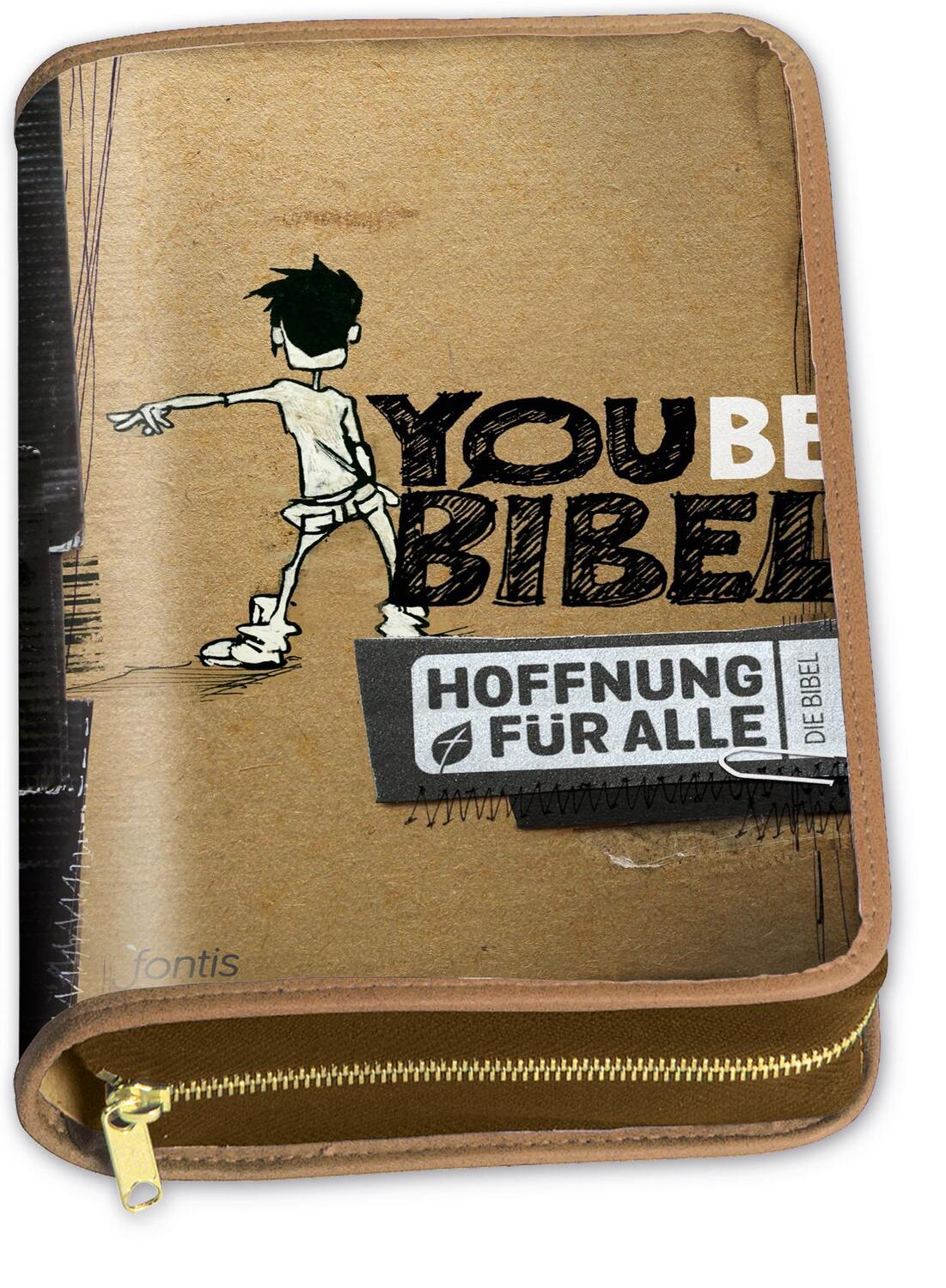 Cover: 9783038483755 | Hoffnung für alle. Die Bibel - Bibelhülle "YOUBE" | Stück | Deutsch