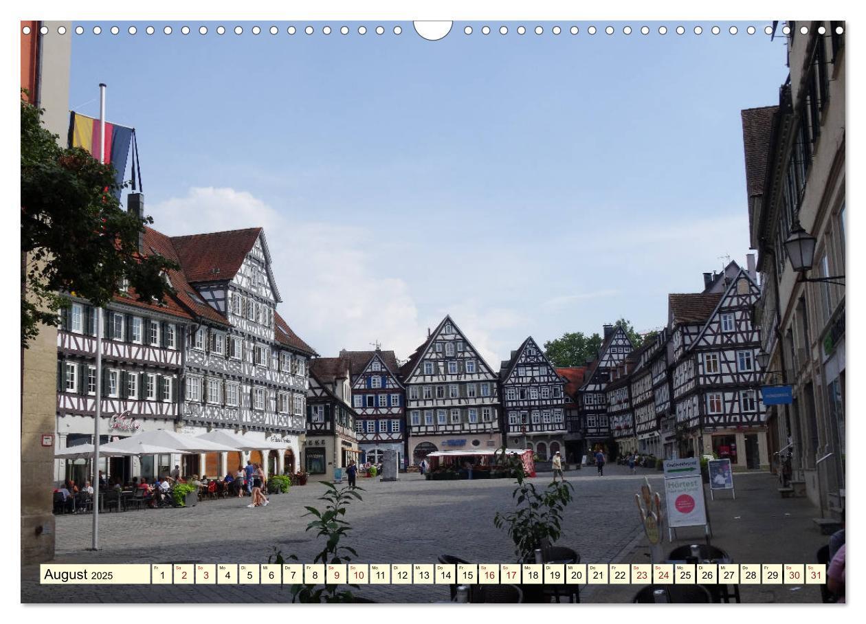 Bild: 9783435440917 | Unterwegs in Schorndorf (Wandkalender 2025 DIN A3 quer), CALVENDO...