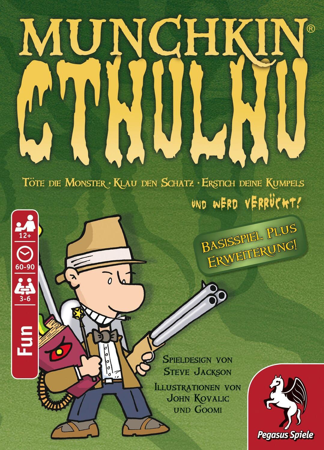 Bild: 4250231704147 | Munchkin Cthulhu 1+2 | Steve Jackson | Spiel | Deutsch | 2012