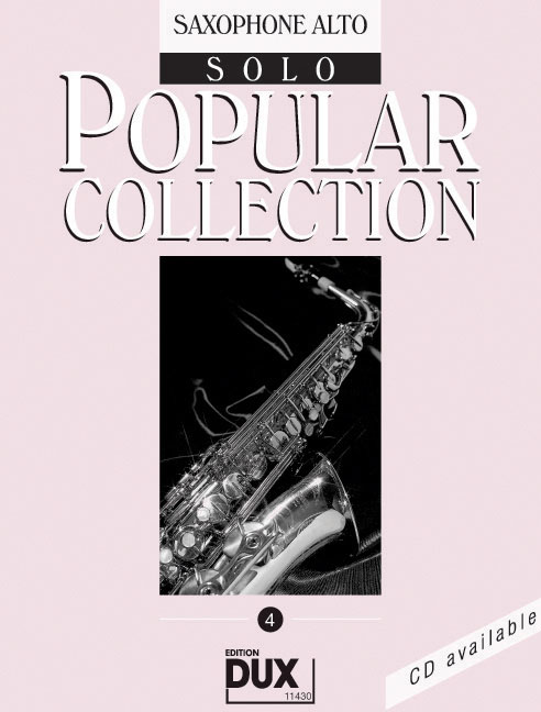 Cover: 9790500170242 | Popular Collection 4 | Altsaxophon solo | Buch | Dux Edition