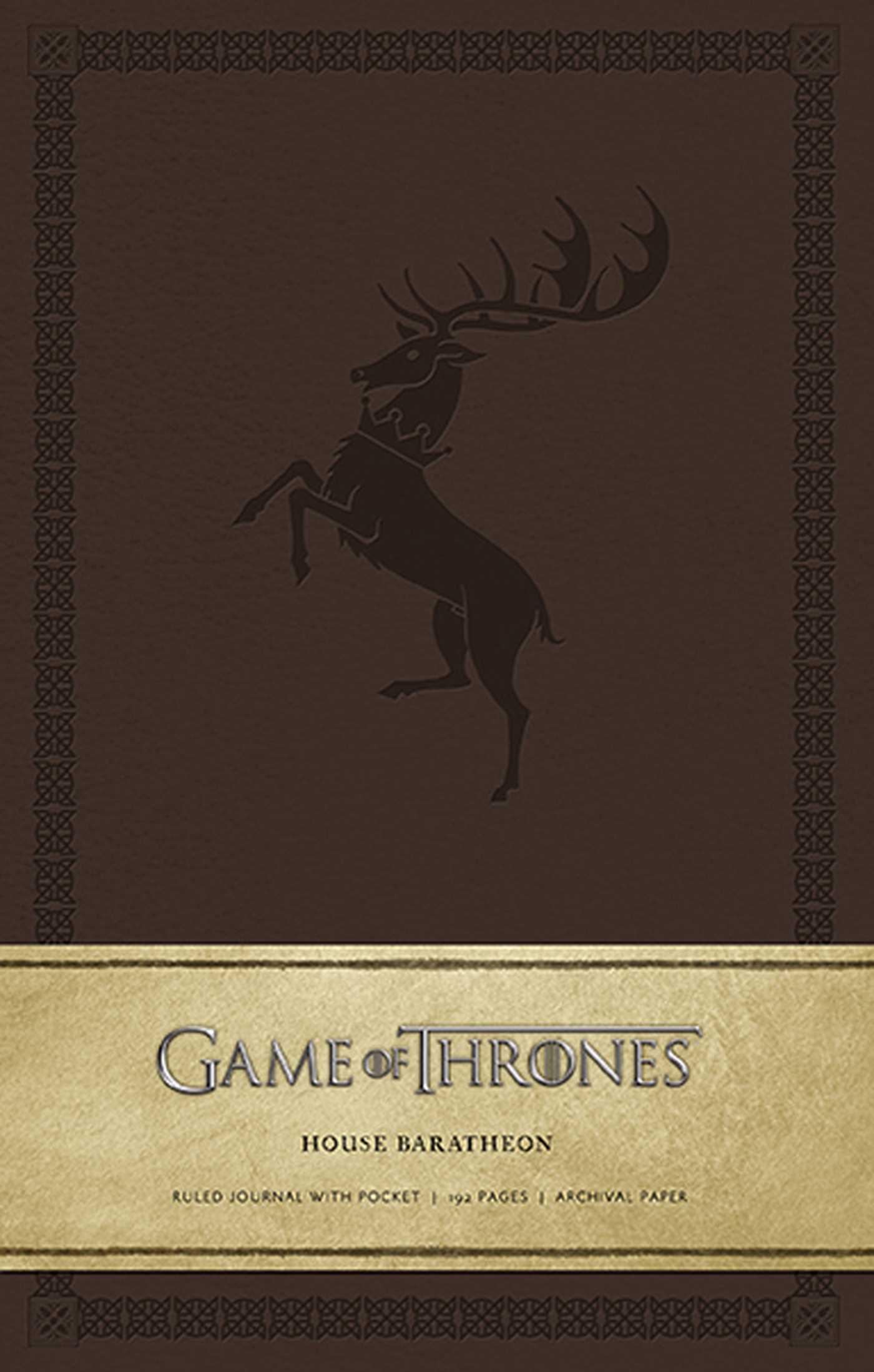 Cover: 9781608873722 | Game of Thrones: House Baratheon Hardcover Ruled Journal | Hbo | 2014