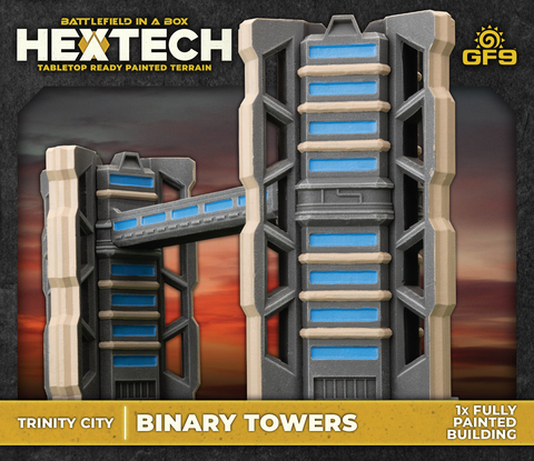 Cover: 9420020260436 | Trinity City - Binary Towers (x1) | Gale Force Nine Modelling