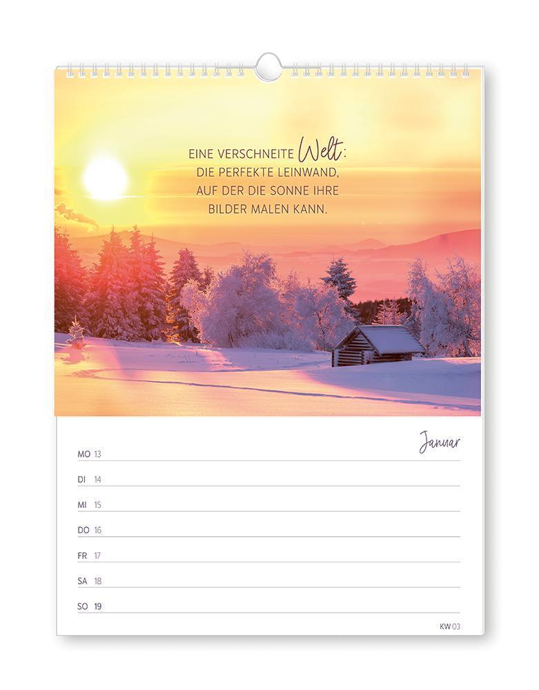 Bild: 9783986361013 | Wochenkalender klein 2025 Zeit für dich | Wochenkalender | Original