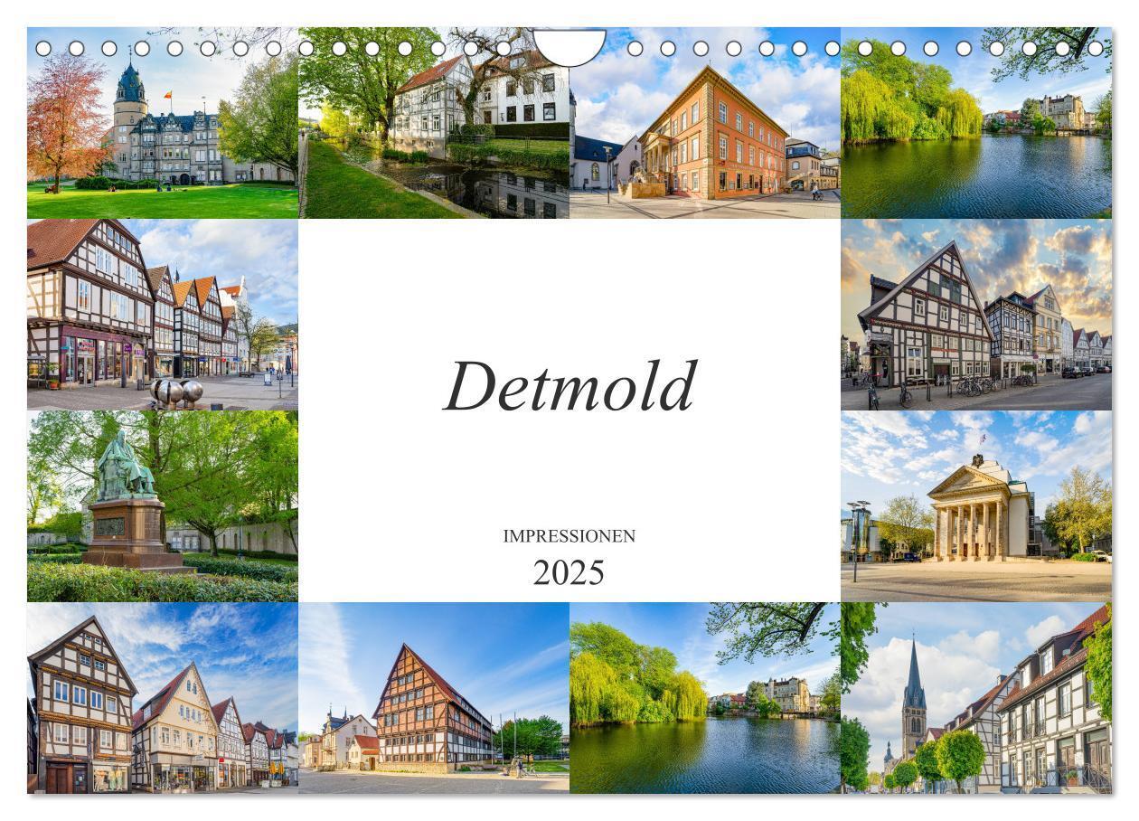 Cover: 9783435131136 | Detmold Impressionen (Wandkalender 2025 DIN A4 quer), CALVENDO...