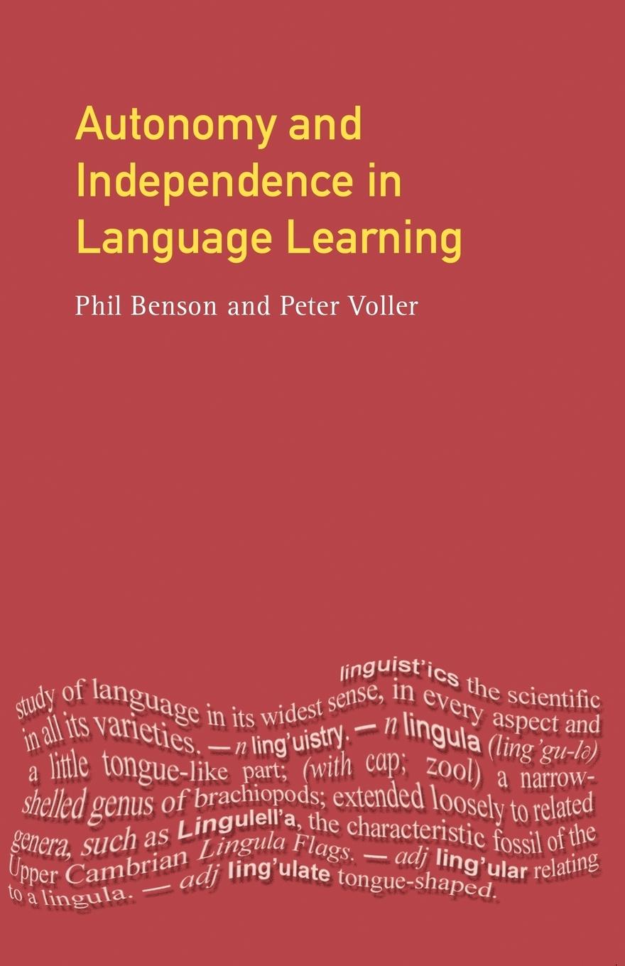 Cover: 9780582289925 | Autonomy and Independence in Language Learning | Phil Benson (u. a.)