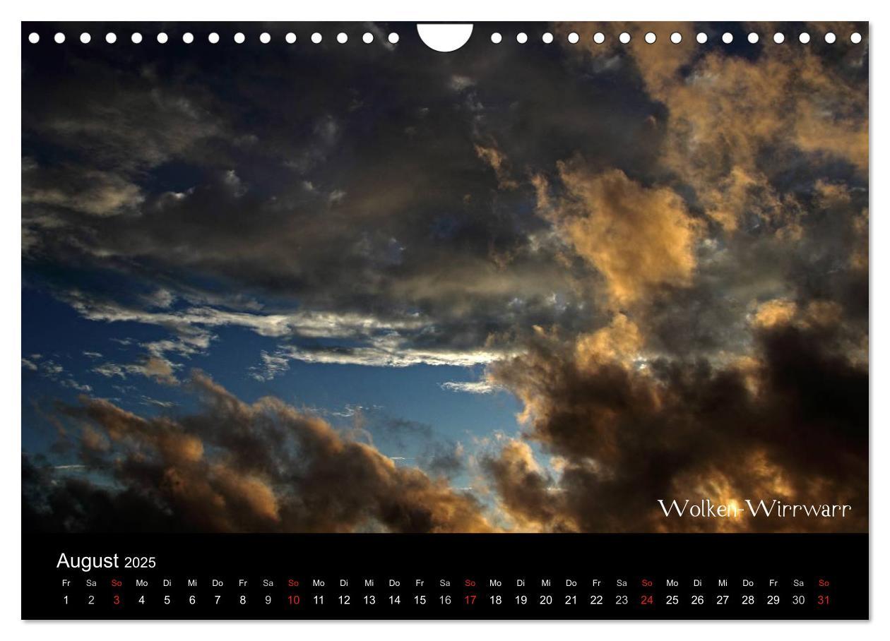 Bild: 9783435799503 | Wolken-Kunstwerke (Wandkalender 2025 DIN A4 quer), CALVENDO...