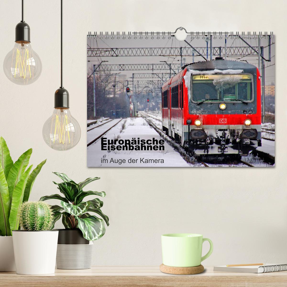 Bild: 9783435613571 | Europäische Eisenbahnen im Auge der Kamera (Wandkalender 2025 DIN...