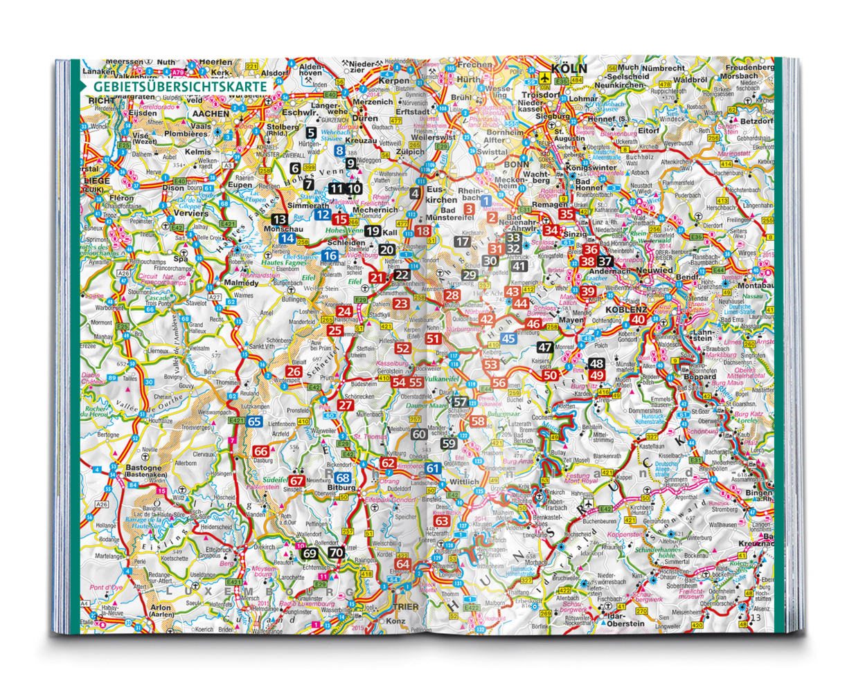 Bild: 9783991219637 | KOMPASS Wanderführer Eifel, 70 Touren mit Extra-Tourenkarte | Naumann