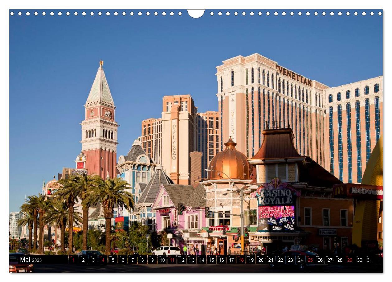 Bild: 9783435719778 | Las Vegas (Wandkalender 2025 DIN A3 quer), CALVENDO Monatskalender