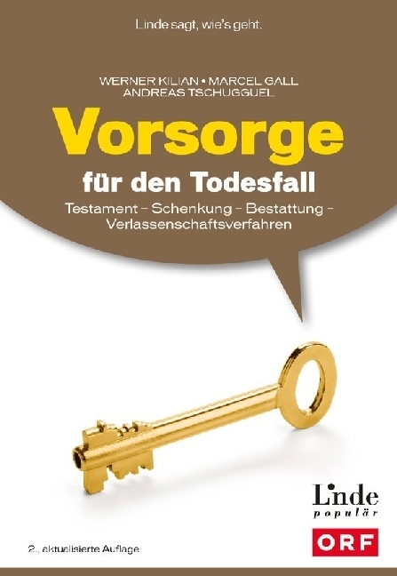 Cover: 9783709300237 | Vorsorge für den Todesfall (Ausgabe Österreich) | Kilian (u. a.)