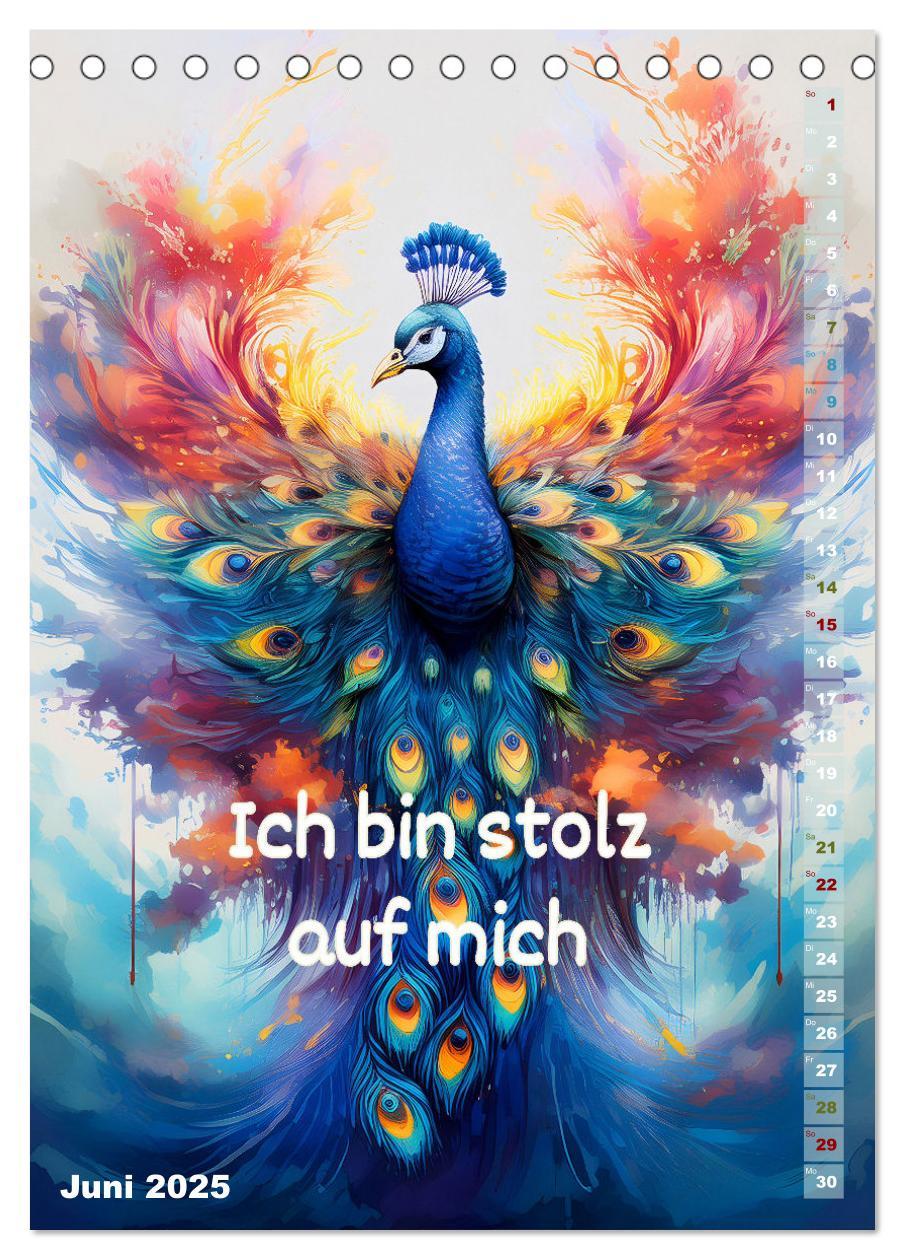 Bild: 9783457164532 | Ich bin stark - Ein tierischer Affirmationskalender (Tischkalender...