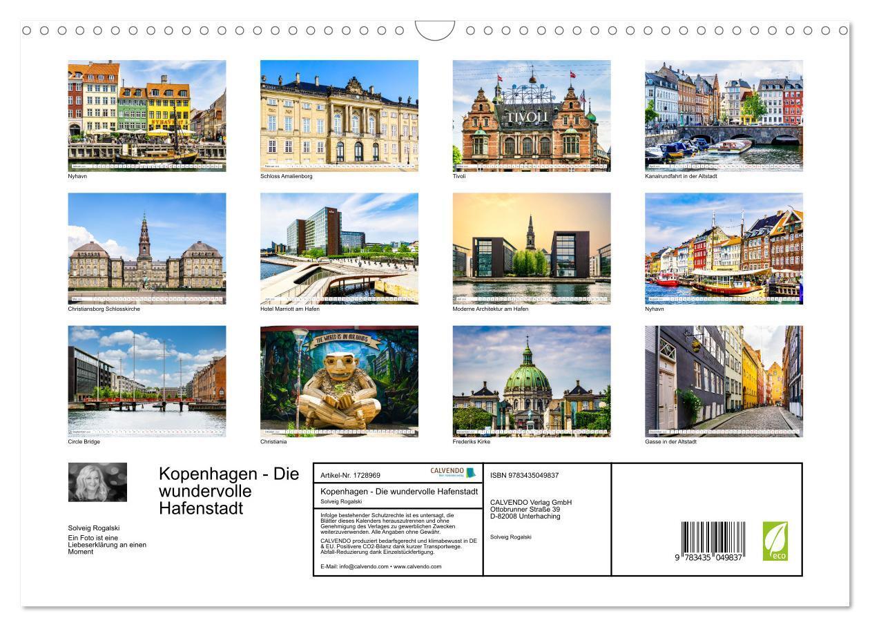 Bild: 9783435049837 | Kopenhagen - Die wundervolle Hafenstadt (Wandkalender 2025 DIN A3...