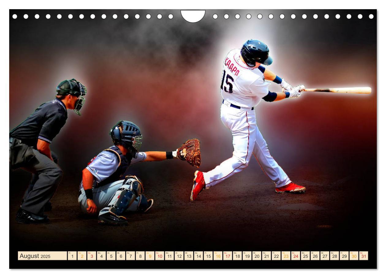 Bild: 9783435365807 | Baseball - Fight (Wandkalender 2025 DIN A4 quer), CALVENDO...