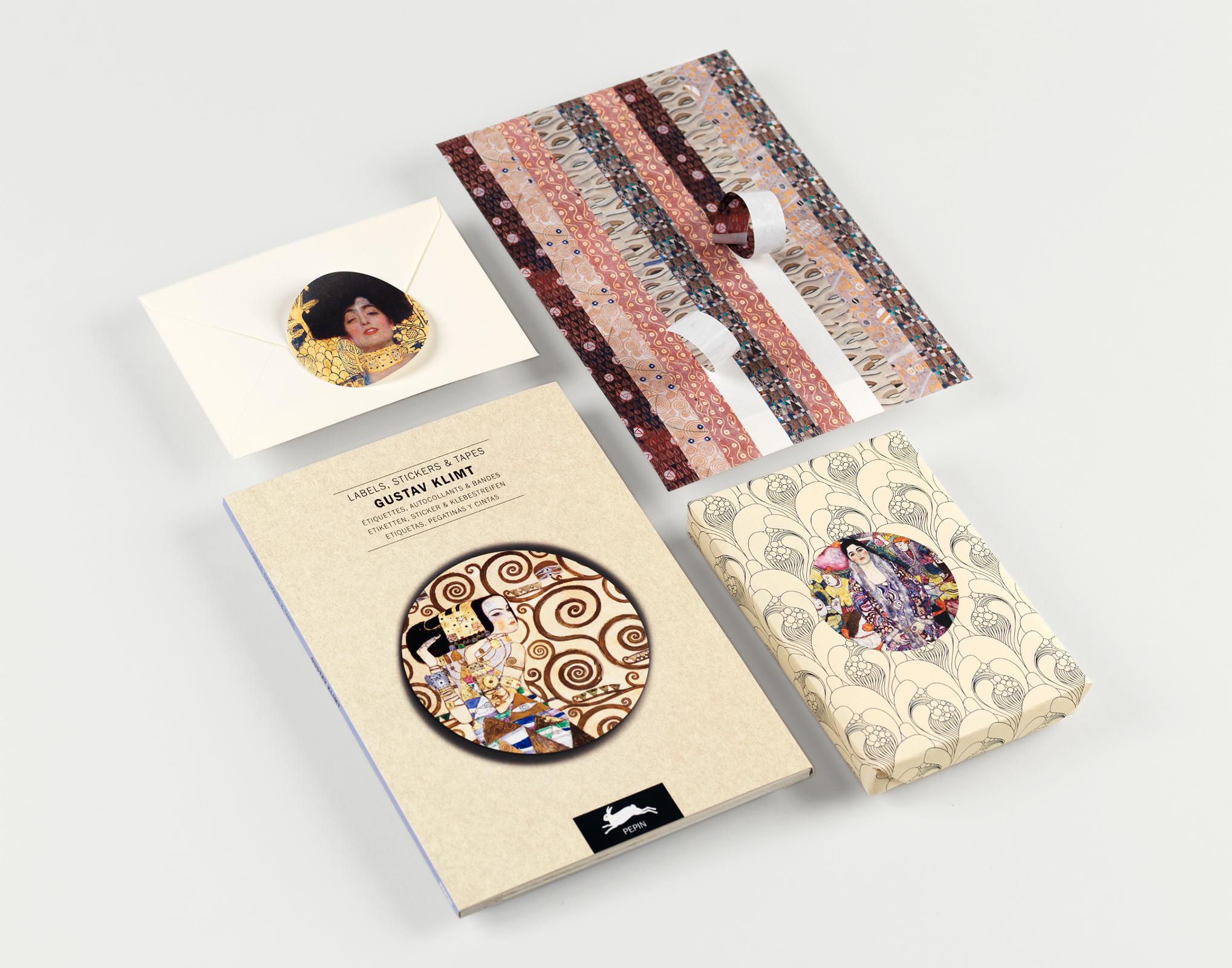 Bild: 9789460094323 | Gustav Klimt | Label and Sticker Book | Pepin Van Roojen | Taschenbuch