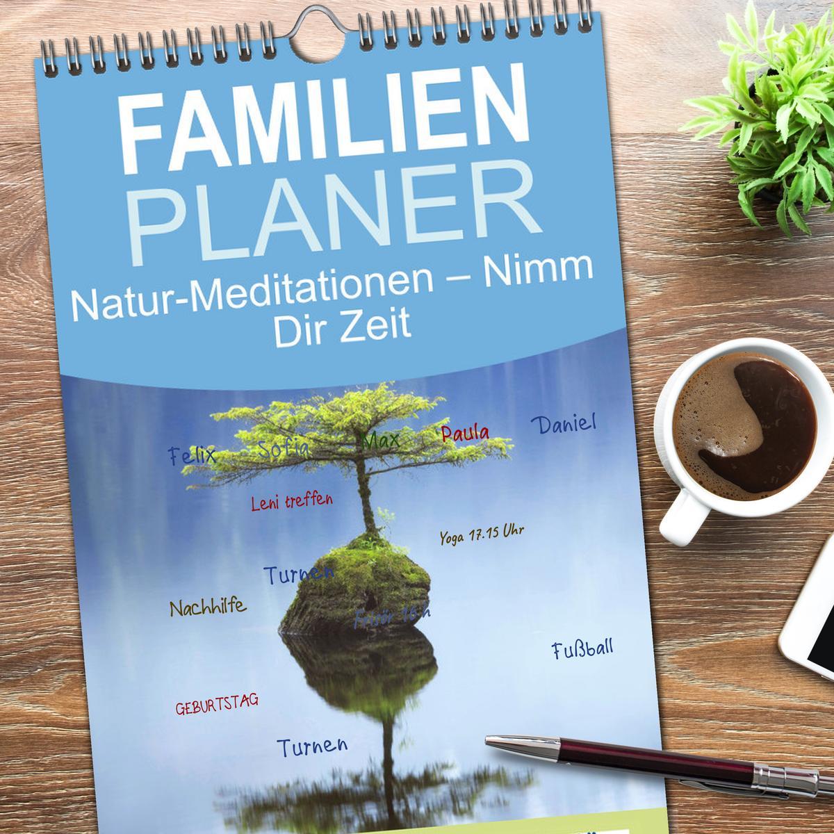 Bild: 9783457091067 | Familienplaner 2025 - Natur-Meditationen ¿ Nimm Dir Zeit mit 5...