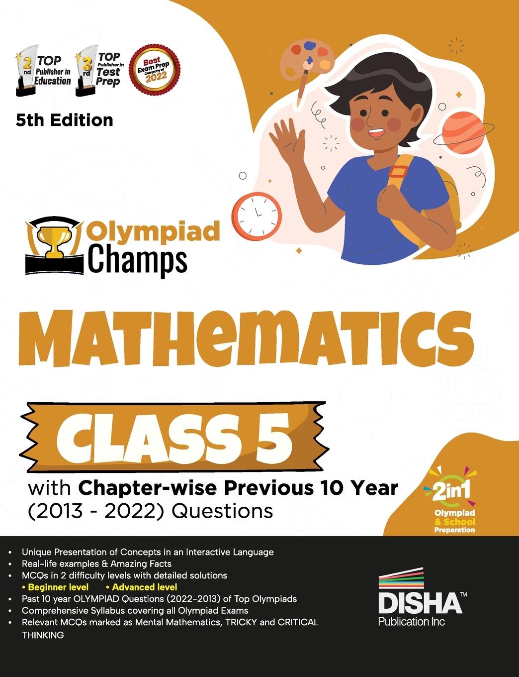 Cover: 9789355644169 | Olympiad Champs Mathematics Class 5 with Chapter-wise Previous 10...